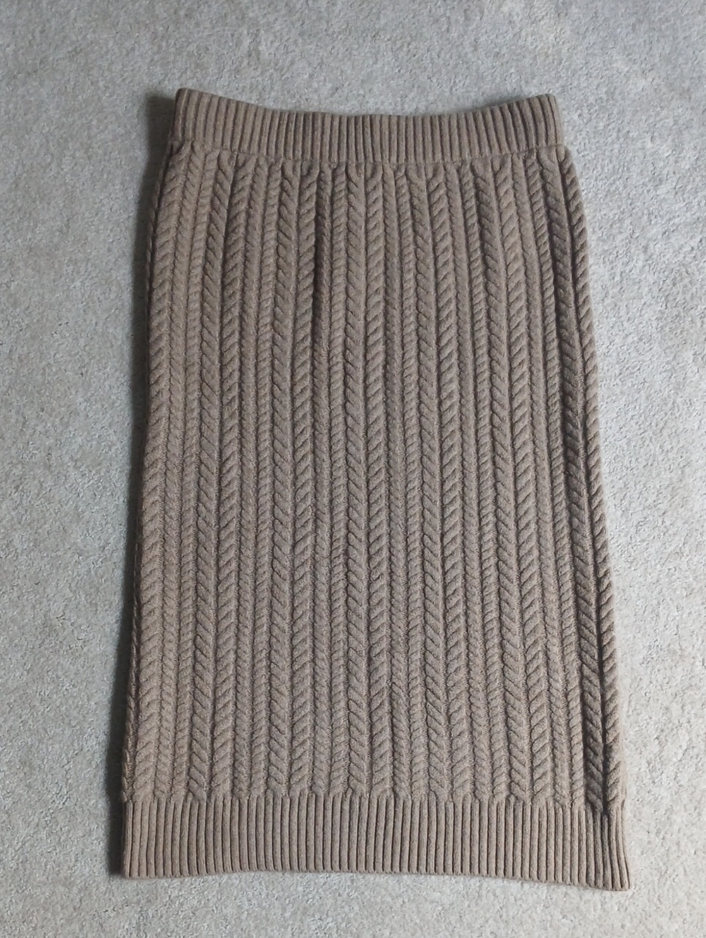 Banana Republic Cableknit Midi Sweater Skirt